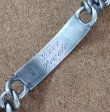 画像4: ＜ヴィンテージ 実物 WW2 米軍 実名 ID ブレスレット Sterling Silver仕様＞ 