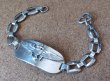 画像2: ＜ヴィンテージ WW2 米海軍/USN ID Sterling SILVER仕様 ブレスレット＞ 