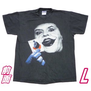 画像: ＜映画バッドマン vs ジョーカー Tシャツ シングルステッチ仕様 ヴィンテージ加工 Lサイズ 未使用品＞