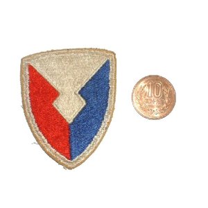 画像: ＜実物USEDカットエッジパッチ 米陸軍資材司令部＞