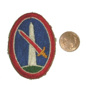 画像: ＜実物USEDカットエッジパッチ　ワシントン軍管区＞