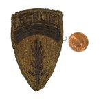 画像: ＜実物USEDパッチ BERLIN 連合軍最高司令部＞