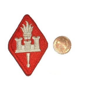 画像: ＜実物USEDカットエッジパッチ 米陸軍工兵学校＞