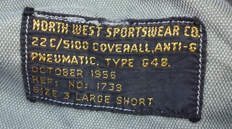 画像: ＜実物G4B スーツ LARGE SHORT 1956年 USED＞ 