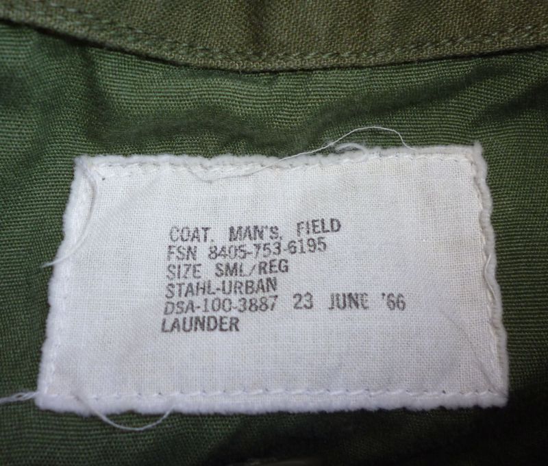 画像: ＜ベトナム戦争期 実物 米空軍 フィールドジャケット Sサイズ USED＞ 