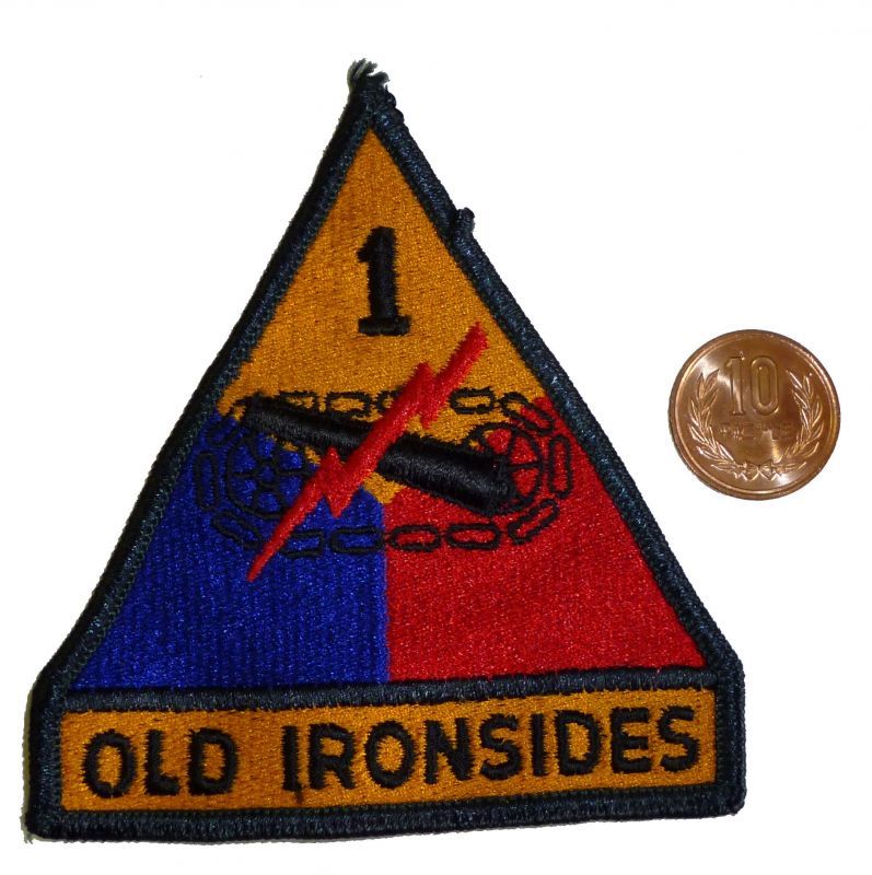 画像1: ＜実物USEDパッチ 米陸軍第1機甲師団OLD IRONSIDES＞