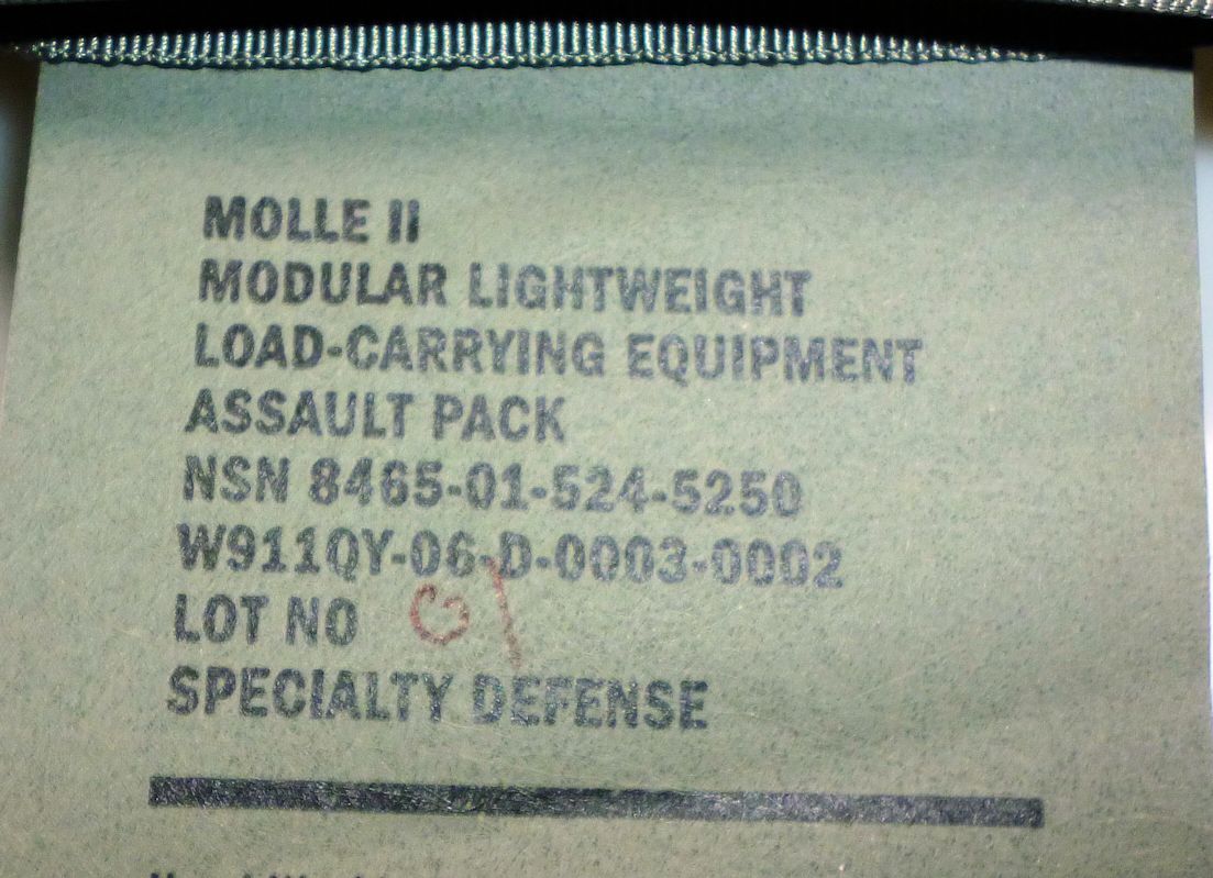 画像: ＜実物 ACU MOLLEII ASSAULT PACK/リュック USED＞