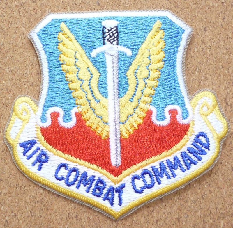 画像1: ＜実物ベルクロ仕様パッチ 米空軍航空戦闘軍団 AIR COMBAT COMMAND＞
