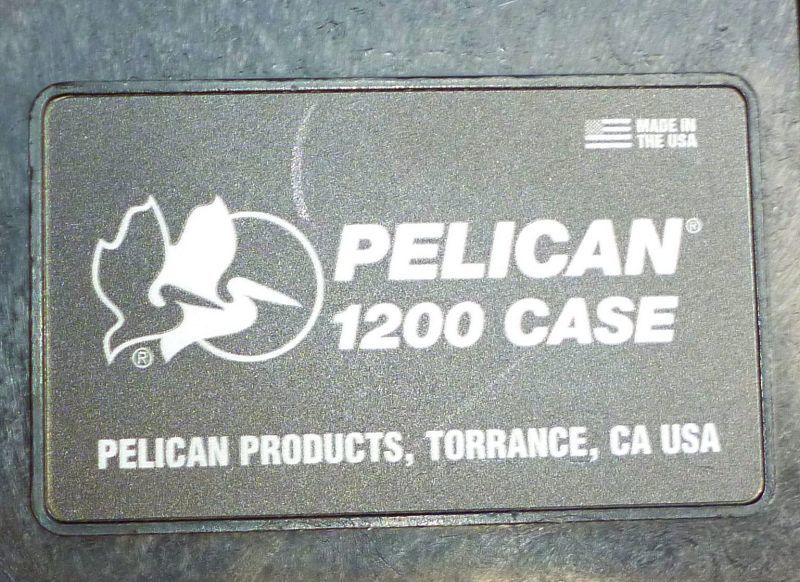 画像: ＜PELICAN ペリカン 1200 CASE 銃器や道具入れ ケース USED＞