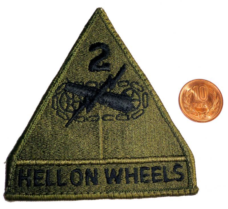 画像1: ＜実物USEDパッチ 米陸軍第2機甲師団HELLON WHEELS＞