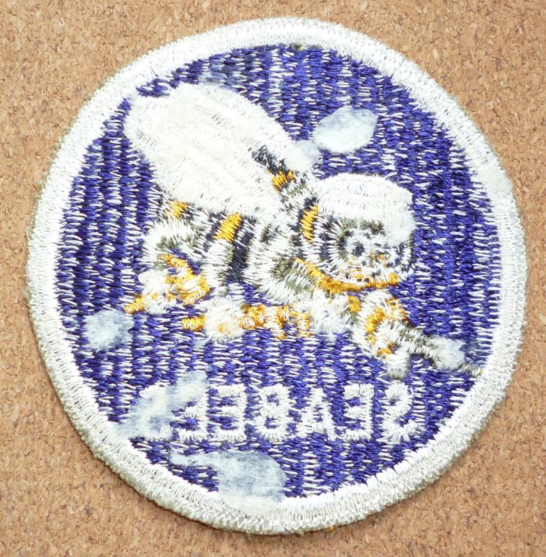 画像: ＜実物USEDカットエッジパッチ 米海軍建設隊SEABEES＞