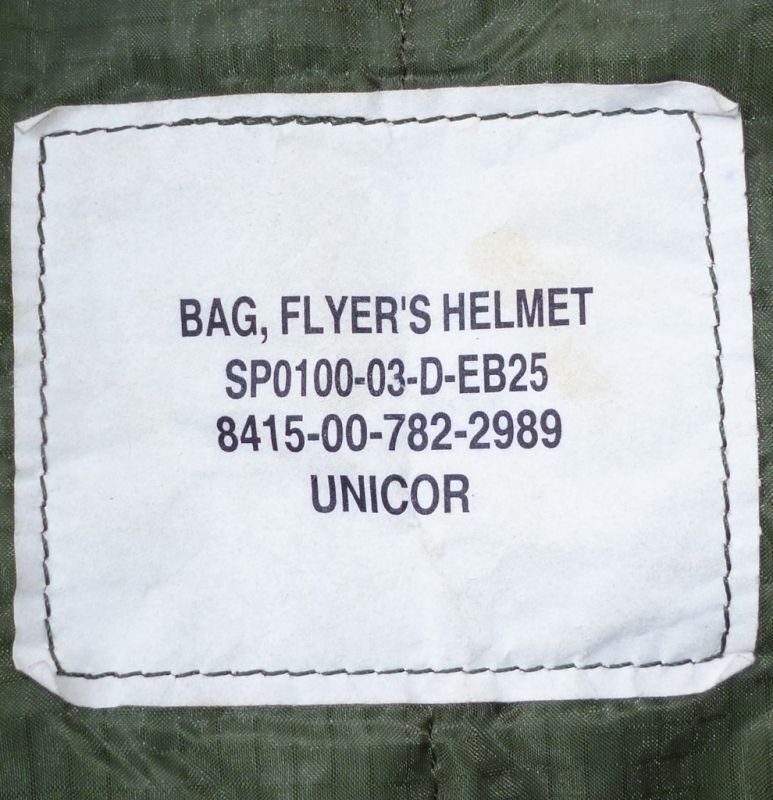 画像: ＜実物米軍ヘルメットバッグ USED 強化生地仕様＞ 