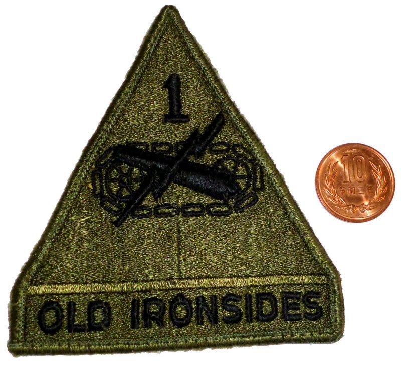 画像1: ＜実物USEDパッチ 米陸軍第1機甲師団OLD IRONSIDERS＞