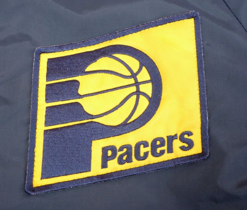 画像: ＜NBA PACERS ナイロン地 スタジャン Mサイズ USED＞