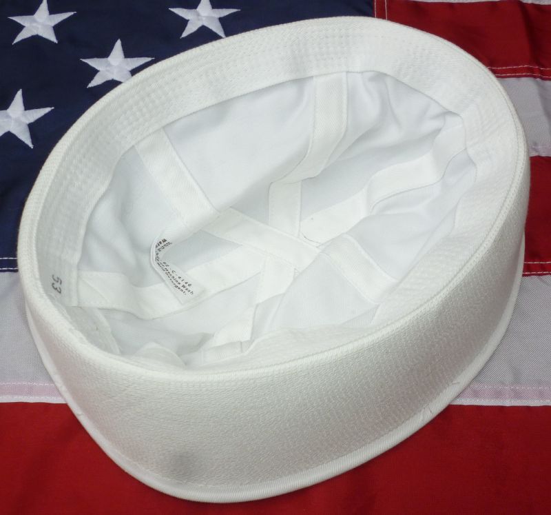 画像2: ＜実物 米海軍 白色 セーラー帽 サイズ7-1/2 USED 美品＞