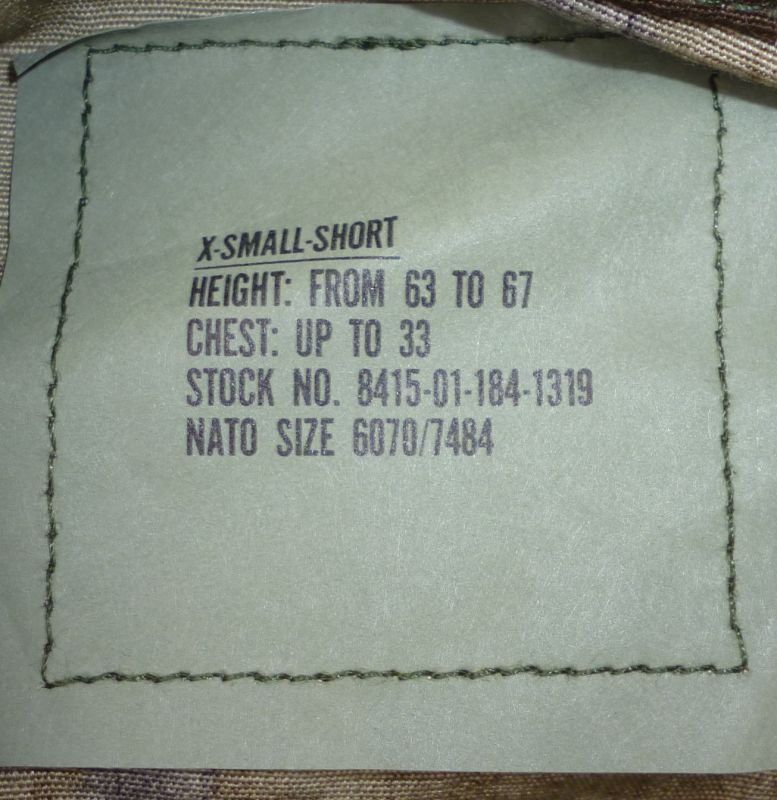 画像: ＜実物会計89年デッドストック ウッドランド ホットウエザー コンバットコート X-SMALL-SHORT＞