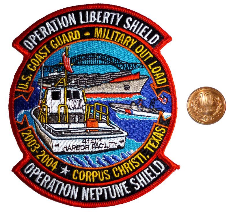 画像1: ＜米湾岸警備軍 COAST GUARD 未使用パッチ 2003-2004 OPERATION LIBERTY SHIELD / OPERATION NEPTUNE SHIELD＞