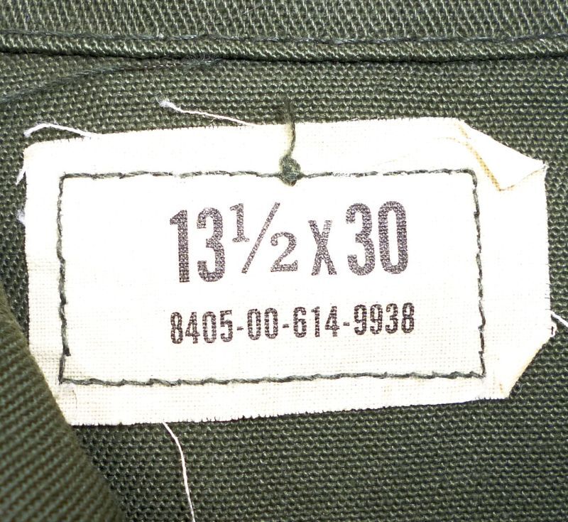 画像3: ＜実物 米ソ冷戦 OG-507 ユーティリティーシャツ 13-1/2 x 30 USED＞