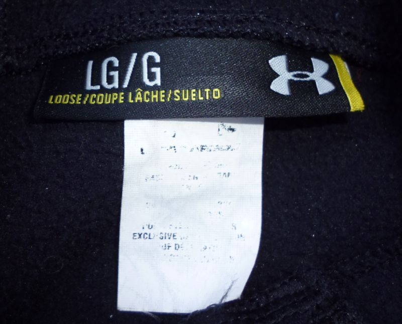 画像: ＜US NAVY ジャージ地 UNDER ARMOUR パーカー Lサイズ USED＞