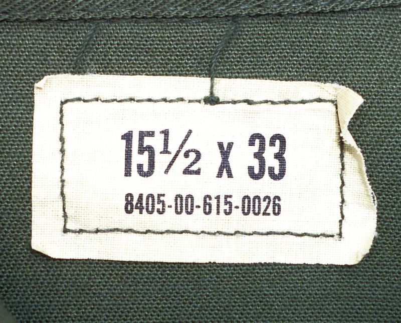 画像5: ＜実物70S米軍シャツOG-507デッドストック 手振りミシン刺繍 ケンカ屋USMC柄＞