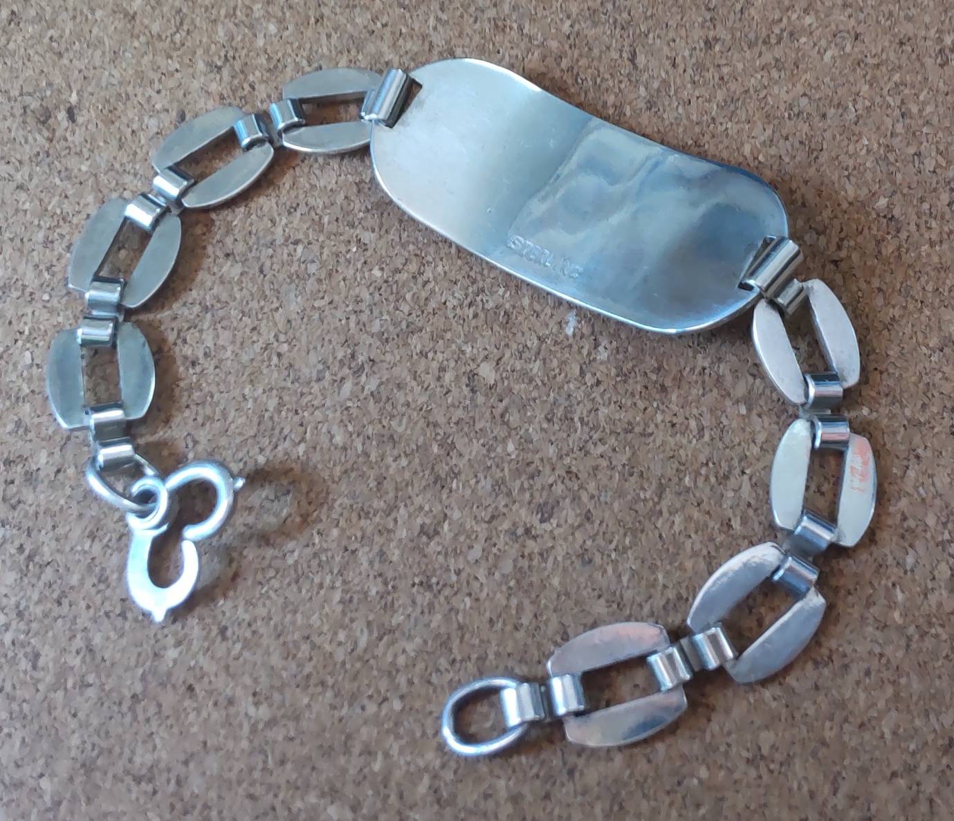 画像4: ＜ヴィンテージ WW2 米海軍/USN ID Sterling SILVER仕様 ブレスレット＞ 