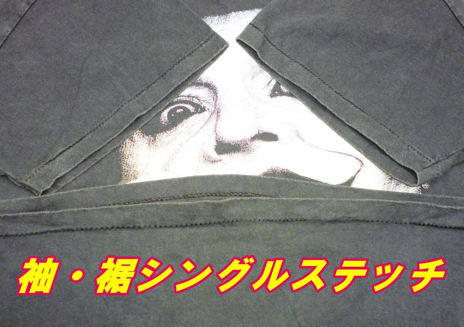 画像: ＜映画バッドマン vs ジョーカー Tシャツ シングルステッチ仕様 ヴィンテージ加工 Lサイズ 未使用品＞