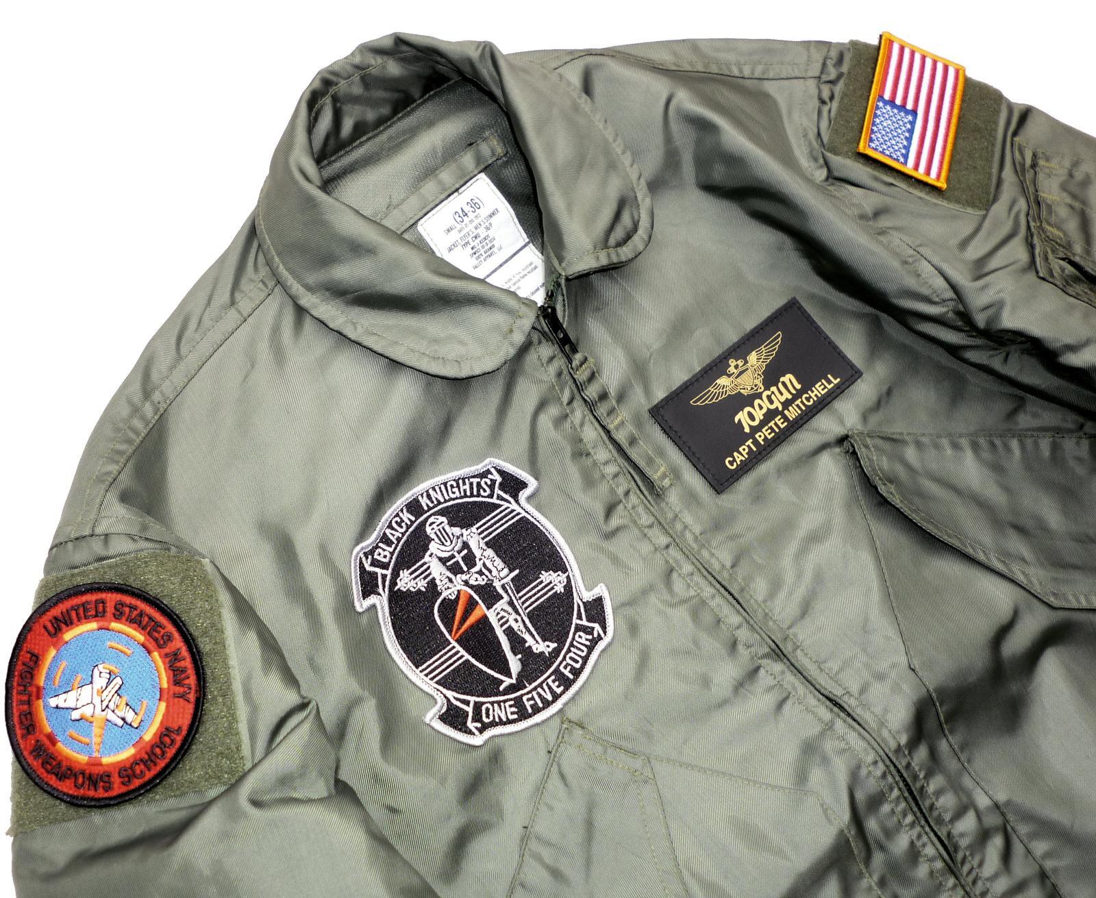 画像: ＜映画トップガン2 撮影現場で着ていた幻のVFA-154 実物CWU-36/P フライトジャケット Sサイズ USED＞